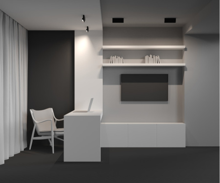 Накладные светильники — Накладной светильник Maytoni Technical C133CL-12W4K-B купить в 