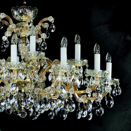 Люстры подвесные — Подвесная люстра Artglass Maria Terezia 17 Vachtle CE купить в 