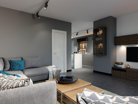 Трековые светильники — Трековый светодиодный светильник Kanlux ATL1 30W-930-S6-B 33135 купить в 