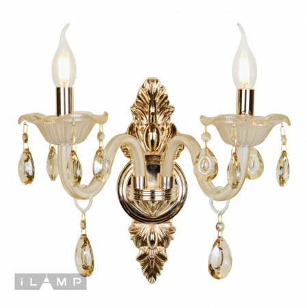 Настенные бра — Бра iLamp 81072-2 WH купить в 