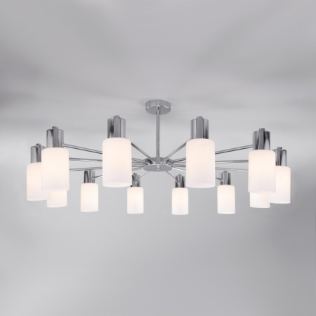 Люстры на штанге — Люстра на штанге Eurosvet 70160/12 хром купить в 