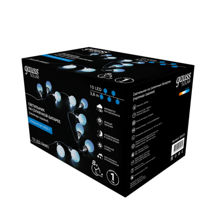 Светодиодные гирлянды — Светодиодная гирлянда Gauss GS033 купить в 