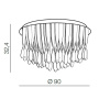 Потолочные люстры — Потолочная люстра Azzardo Jewel 90 AZ1661 купить в 