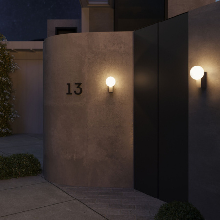 Уличные настенные светильники — Светильник настенный Elektrostandard Gravity серый (35166/U) купить в 