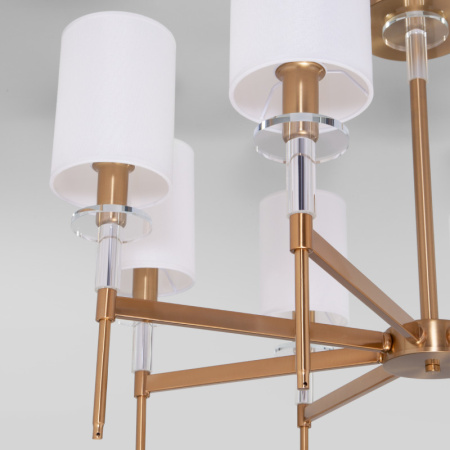 Люстры на штанге — Люстра на штанге Eurosvet 60132/8 латунь купить в 