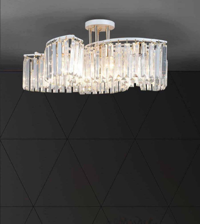 Потолочные люстры — Потолочная люстра Seven Fires Iveya WD3549/10C-WT-FGD-CL купить в 