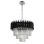 Люстры каскадные — Каскадная люстра Natali Kovaltseva DARIAN 76017/5C CHROME BLACK купить в  Люстры каскадные — Каскадная люстра Natali Kovaltseva DARIAN 76017/5C CHROME BLACK купить в