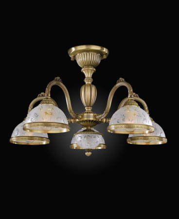Люстры на штанге — Люстра на штанге Reccagni Angelo PL 6222/5 купить в 