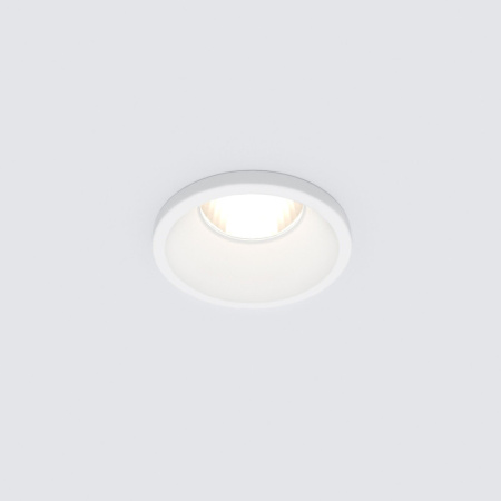 Встраиваемые точечные светильники — Встраиваемый светильник Elektrostandard 15269/LED 3W WH белый купить в 