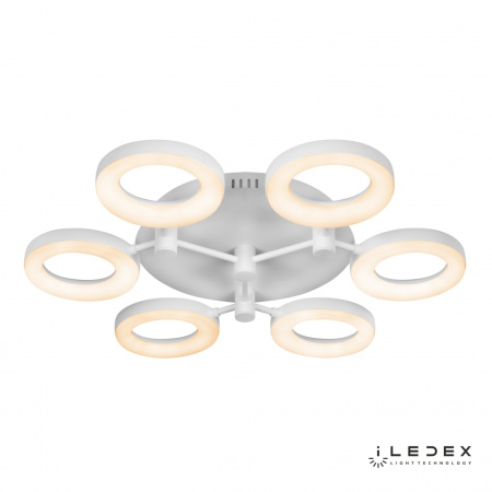 Свет для дома — Потолочная люстра iLedex Jomo FS-014-X6-(B) 72W WH купить в  Свет для дома — Потолочная люстра iLedex Jomo FS-014-X6-(B) 72W WH купить в