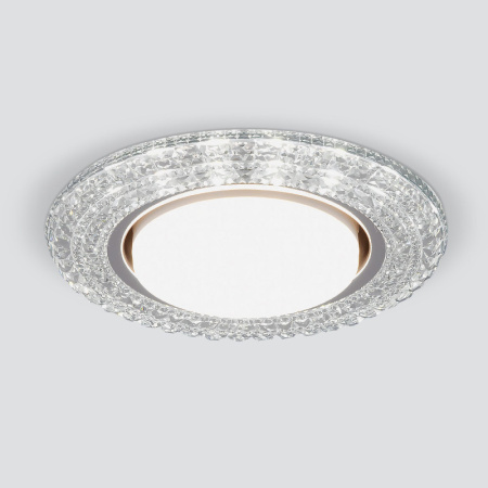 Встраиваемые точечные светильники — Встраиваемый светильник Elektrostandard 3030 GX53 CL прозрачный купить в 