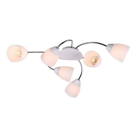 Потолочные люстры — Потолочная люстра IMEX MD.8410-6-S CH+WH купить в 
