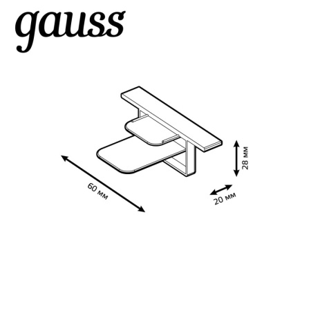 Заглушки — Заглушка Gauss TR143 купить в 