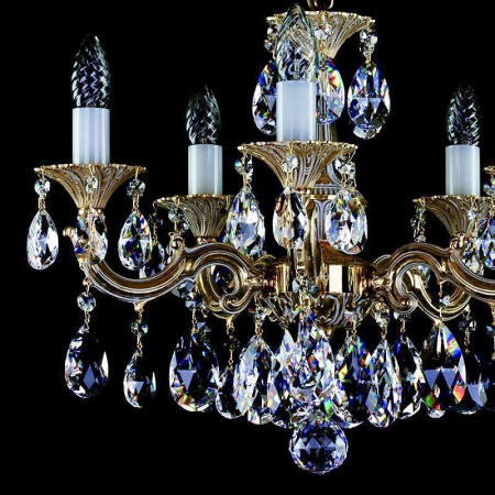 Люстры подвесные — Подвесная люстра Artglass Jarmila V. White Gold CE купить в 