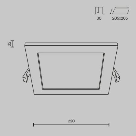 Влагозащищенные точечные светильники — Влагозащищенный светильник Maytoni Technical DL021-6-L18W купить в 