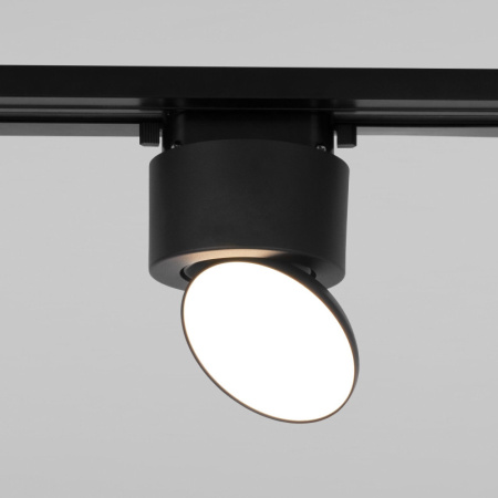 Трековые светильники — Светильник на шине Elektrostandard Smooth чёрный матовый 10W 4200K (85515/01) однофазный купить в 