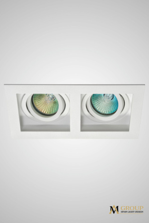 Встраиваемые точечные светильники — Встраиваемый светильник AM Group AM166 WH купить в 