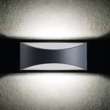 Свет для улицы — Фасадный светильник Kanlux BISO LED EL 8W-GR 29260 купить в 