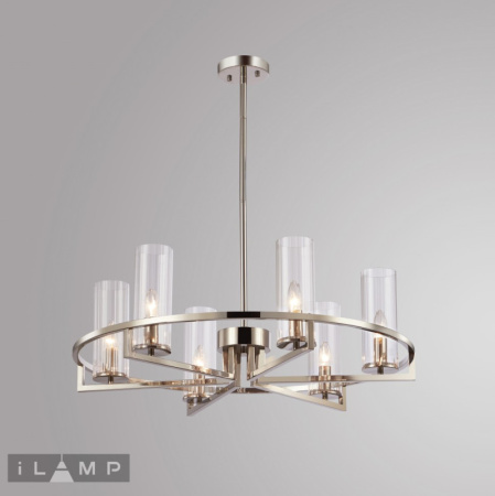 Люстры на штанге — Люстра на штанге iLamp 6806-6 NIC купить в 
