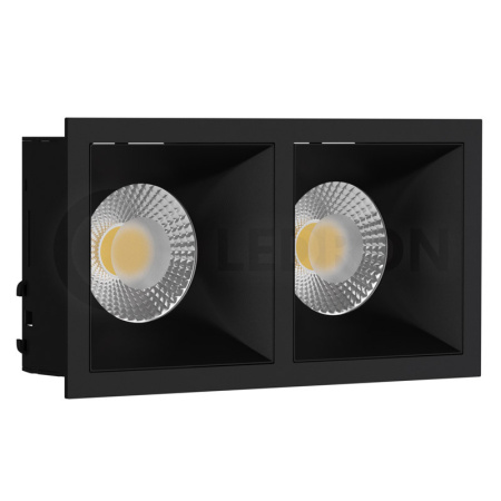 Встраиваемые точечные светильники — Встраиваемый светильник LeDron RISE KIT 2 Black купить в 