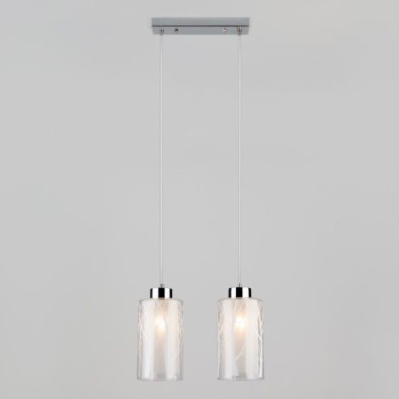 Подвесные светильники — Подвесной светильник Eurosvet 50001/2 хром купить в 