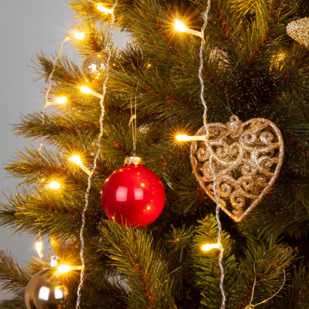 Светодиодные занавесы — Светодиодный занавес Eurosvet 200-001 теплый белый 1,5*1м IP20 купить в 