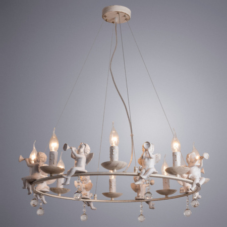 Люстры подвесные — Подвесная люстра ARTE Lamp A1133SP-8WG купить в  Люстры подвесные — Подвесная люстра ARTE Lamp A1133SP-8WG купить в