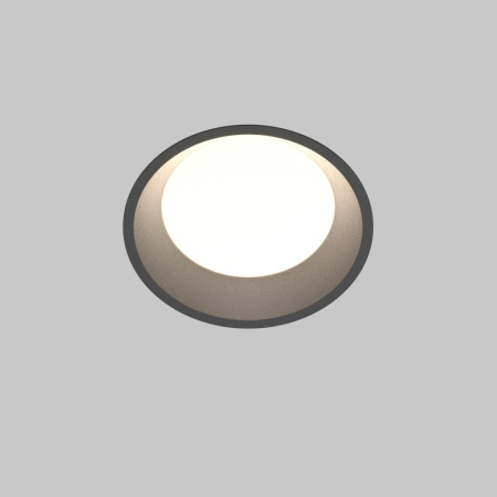 Влагозащищенные точечные светильники — Влагозащищенный светильник Maytoni Technical DL055-12W3-4-6K-B купить в 