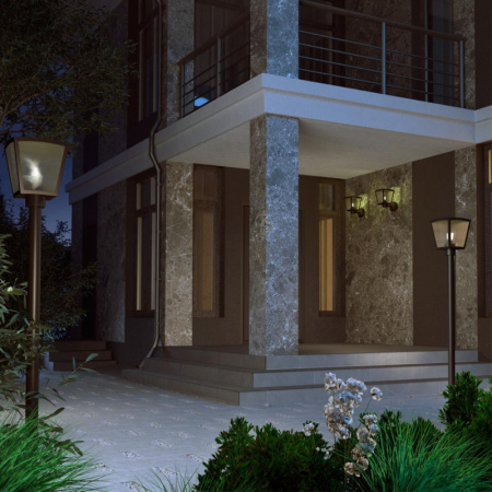 Средние уличные фонари — Садово-парковый светильник Novotech 370944 купить в 