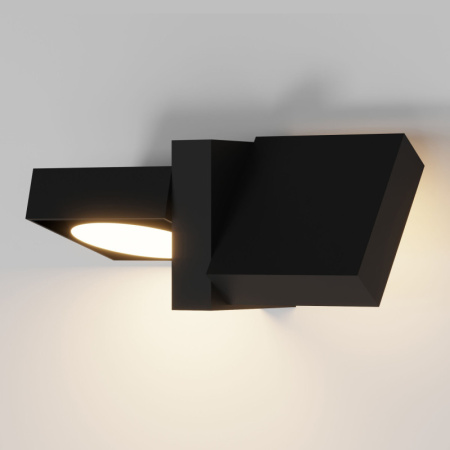 Уличные настенные светильники — Светильник настенный Elektrostandard Twin черный (35170/D) купить в 