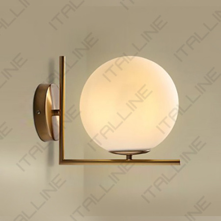 Настенные бра — Бра ITALLINE Bolla AP 6212/200 brass купить в 