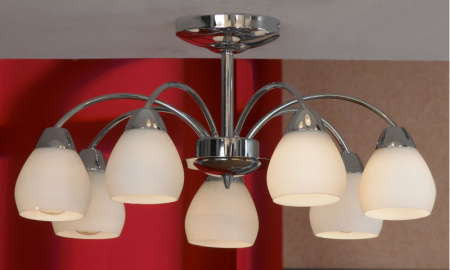 Люстры на штанге — Люстра на штанге Lussole LSF-2403-07 купить в 