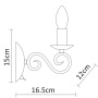 Настенные бра — Бра ARTE Lamp A1129AP-1AB купить в  Настенные бра — Бра ARTE Lamp A1129AP-1AB купить в