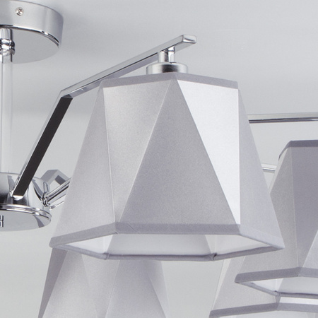 Люстры на штанге — Люстра на штанге Eurosvet 60076/5 хром купить в 