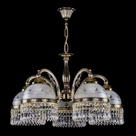 Люстры подвесные — Подвесная люстра Artglass Cassandra V. Brass Antique CE купить в 