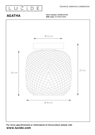 Накладные светильники — Накладной светильник LUCIDE 03133/01/02 купить в 