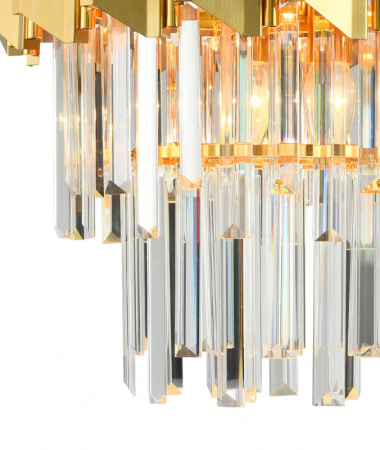Люстры каскадные — Каскадная люстра Natali Kovaltseva DELTA 79005/6C BRASS купить в 