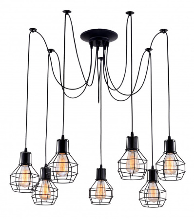 Подвесные светильники — Подвесной светильник ARTE Lamp A1109SP-7BK купить в  Подвесные светильники — Подвесной светильник ARTE Lamp A1109SP-7BK купить в
