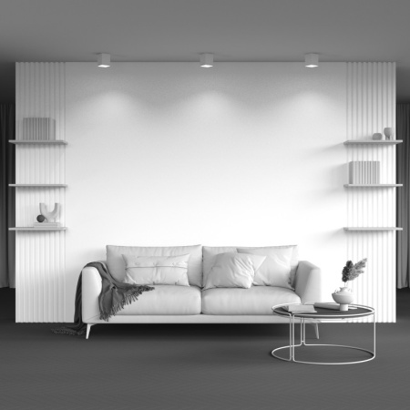 Накладные точечные светильники — Накладной светильник Maytoni Technical C015CL-01W купить в 