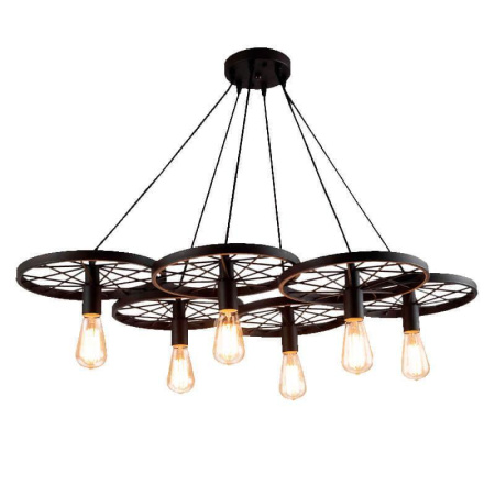 Люстры подвесные — Подвесная люстра Azzardo Ranch 6 AZ1650 купить в 