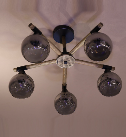 Потолочные люстры — 436/5 черный купить в 