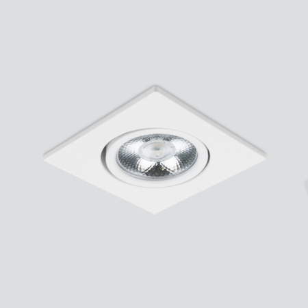 Встраиваемые точечные светильники — Встраиваемый светильник Elektrostandard 15273/LED 5W 4200K WH белый купить в 