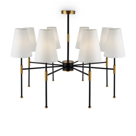 Люстры на штанге — Люстра на штанге Freya FR5196PL-08BBS купить в 