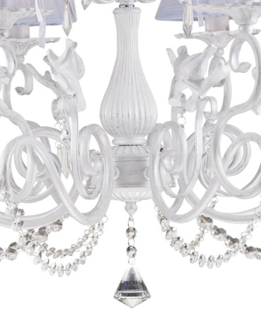 Люстры подвесные — Подвесная люстра Lumien Hall Жизель 1011/8P-WS купить в 