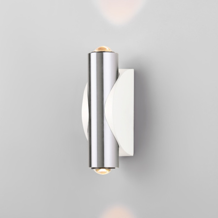 Настенные бра — Бра Elektrostandard Steel LED белый/сталь (40109/LED) купить в 