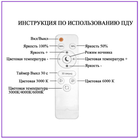 Потолочные светильники — Потолочный светодиодный светильник Seven Fires Лагом 48203.40.72.77WT-GR купить в 