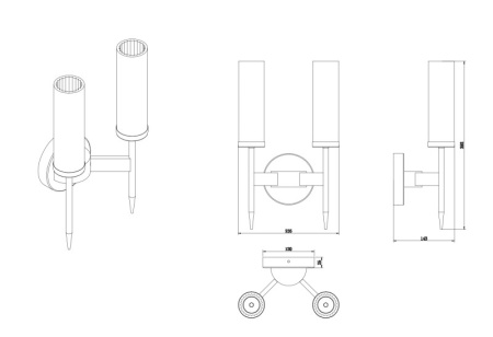 Настенные бра — Бра Zortes ZRS.1178.02 купить в 