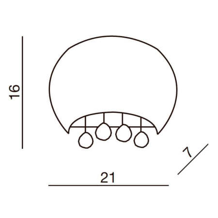 Настенные бра — Настенный светильник Azzardo Quince wall AZ0912 купить в 