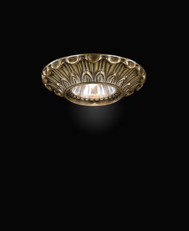 Встраиваемые точечные светильники — Встраиваемый светильник Reccagni Angelo Spot 1077 Bronzo купить в 