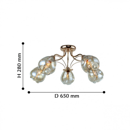 Люстры накладные — Накладная люстра F-Promo 2338-5U купить в 